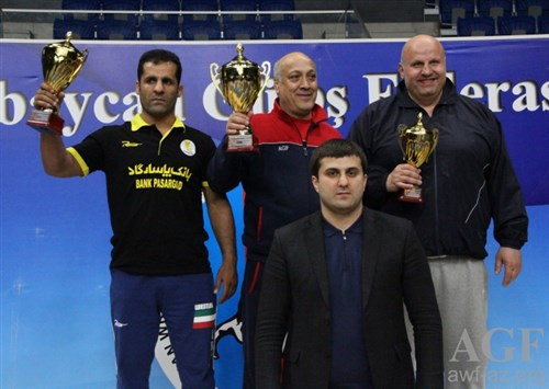 رقابت های بین المللی کشتی جام فدراسیون کشتی آذربایجان/ (همراه با عکس)